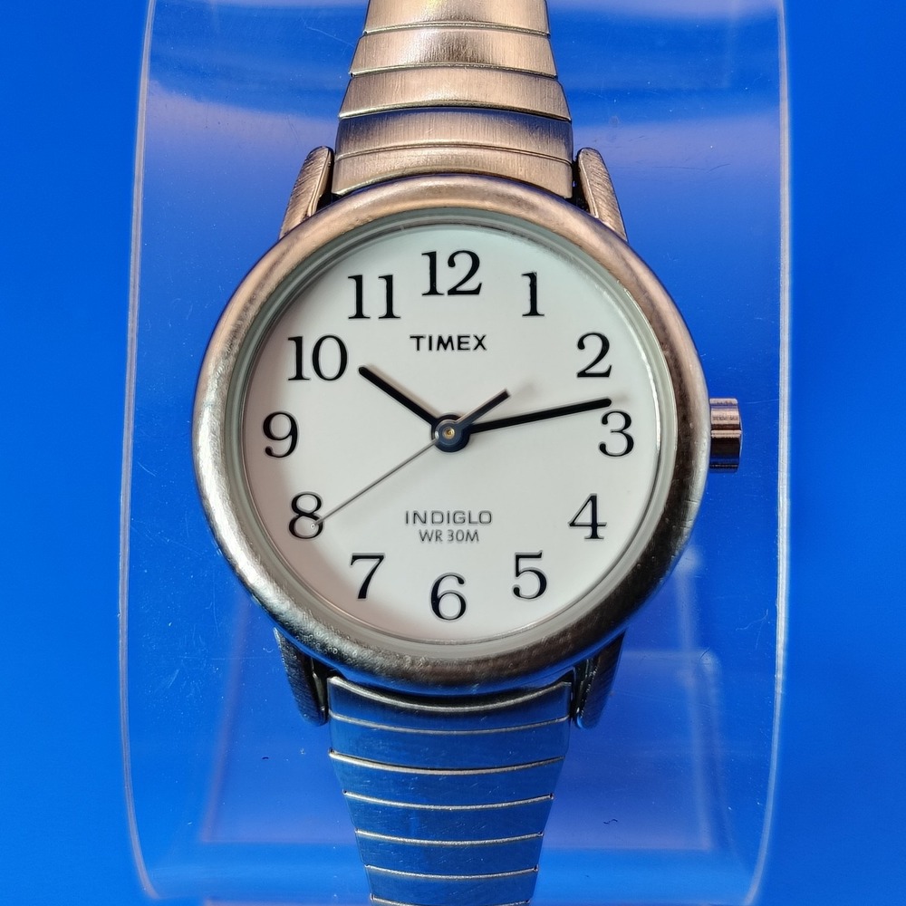Vintage 1998 Timex Easy Reader Indiglo 25mm Women's Quartz Watch‎ Restored